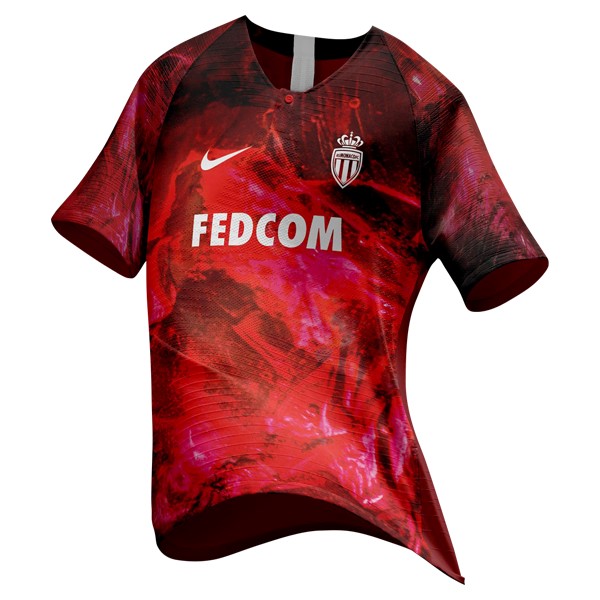 Ea Sport Trikot As Monaco 2018-19 Rote Fussballtrikots Günstig